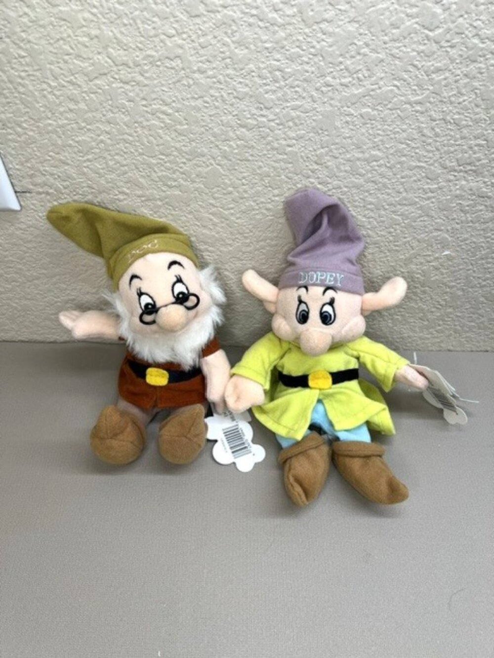 Disney Mouseketoys Dopey and Doc Plush